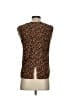 Tucker 100% Silk Animal Print Brown Sleeveless Silk Top Size XS - photo 2