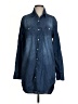 Carmar Blue Long Sleeve Button-Down Shirt Size XS - photo 1