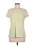 Boden Stripes Yellow Short Sleeve T-Shirt Size 8 - photo 1