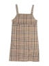 Beautees 100% Polyester Plaid Tan Dress Size 7 - 8 - photo 1