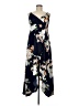 Shein 100% Polyester Floral Blue Casual Dress Size M - photo 1