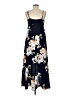Shein 100% Polyester Floral Blue Casual Dress Size M - photo 2
