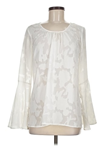 NY Collection Long Sleeve Blouse (view 1)