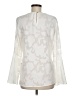NY Collection Ivory Long Sleeve Blouse Size M - photo 2