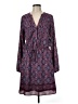 Gap 100% Polyester Paisley Purple Casual Dress Size M (tall) - photo 1