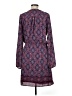 Gap 100% Polyester Paisley Purple Casual Dress Size M (tall) - photo 2