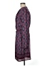Gap 100% Polyester Paisley Purple Casual Dress Size M (tall) - photo 5
