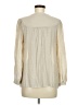 NANETTE Nanette Lepore Ivory Long Sleeve Henley Size M - photo 2