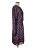 Gap 100% Polyester Paisley Purple Casual Dress Size M (tall) - photo 4