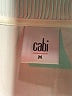 CAbi 100% Polyester Ivory Sleeveless Blouse Size M - photo 7
