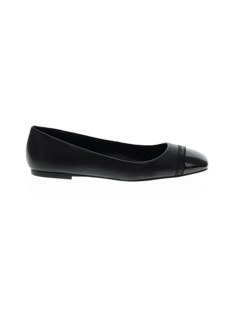 Pre-owned Karl Lagerfeld Flats In Black