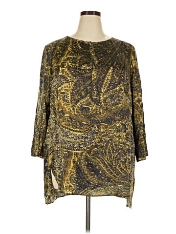 Lafayette 148 New York Long Sleeve Blouse (view 1)