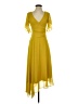 ASOS Yellow Cocktail Dress Size 4 - photo 1