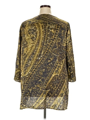 Lafayette 148 New York Long Sleeve Blouse (view 2)