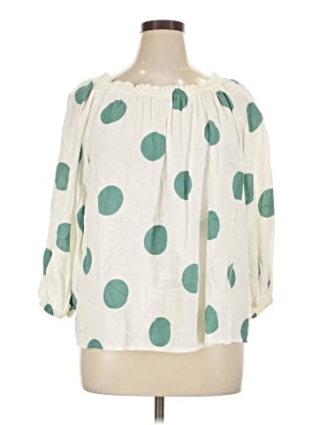 Cato 3/4 Sleeve Blouse (view 1)