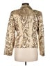 DressBarn 100% Polyester Metallic Gold Blazer Size 8 - photo 2