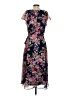 Elle 100% Polyester Floral Purple Cocktail Dress Size S - photo 2