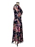 Elle 100% Polyester Floral Purple Cocktail Dress Size S - photo 4