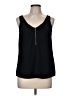 DKNY Jeans 100% Polyester Black Sleeveless Blouse Size M - photo 1