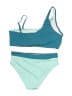 Unbranded Color Block Teal Two Piece Swimsuit Size 15 - 16 - photo 2