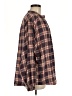 Free People Plaid Brown Long Sleeve Button-Down Shirt Size S - photo 4