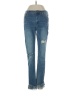 Free People Hearts Blue Jeans Size 25 waist - photo 1