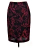 Express Print Burgundy Formal Skirt Size M (estimated) - photo 2