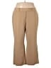 Apostrophe Solid Tan Casual Pants Size 22 - photo 1