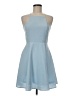 Lulus Solid Blue Cocktail Dress Size M - photo 1