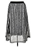 Alfani Stripes Silver Casual Skirt Size XL - photo 2