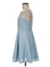 Lulus Solid Blue Cocktail Dress Size M - photo 5