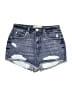 Garage 100% Cotton Blue Denim Shorts Size 3 - photo 1