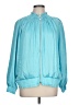 Chico's 100% Polyester Blue Track Jacket Size Lg (2) - photo 1