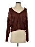 Out From Under 100% Polyester Metallic Brown Cardigan Size S - photo 1