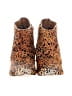 Matisse 100% Leather Animal Print Brown Wedges Size 8 - photo 2