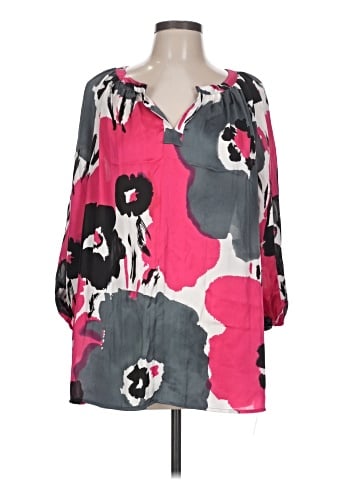 Kasper 3/4 Sleeve Blouse (view 1)