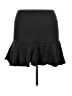 Unique Vintage Solid Black Casual Skirt Size 1X - photo 2