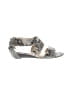 MICHAEL Michael Kors 100% Leather Gray Sandals Size 8 - photo 1