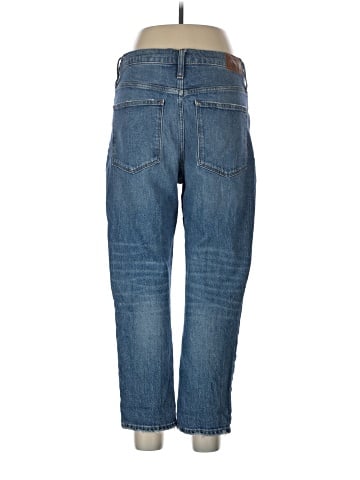 Madewell The High-Rise Slim Boyjean in Lavern Wash (view 2)