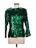 Assorted Brands Green 3/4 Sleeve Top Size M - photo 1