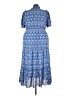 Max Studio 100% Polyester Paisley Blue Casual Dress Size 3X - photo 2