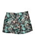 H&M 100% Polyester Print Teal Shorts Size 6 - photo 1
