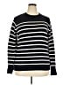 Brandy Melville 100% Cotton Stripes Black Pullover Sweater Size 2X (estimated) - photo 1