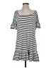 Max Studio Stripes White Casual Dress Size S - photo 1