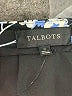 Talbots Print Black Formal Skirt Size 2 - photo 4
