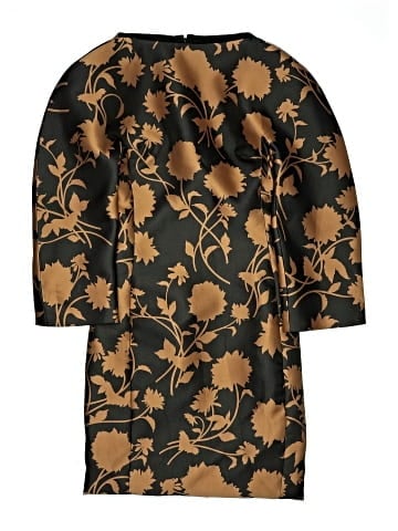 Versace Double Duchesse Floral-Print Silk Cocktail Dress (view 1)