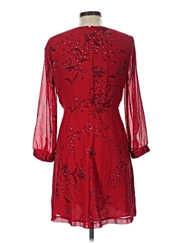 Madewell Hazelwood Wrap-Front Mini Dress in Windswept Floral (view 2)
