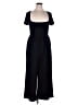 Cider Solid Black Jumpsuit Size XL - photo 1