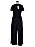 Cider Solid Black Jumpsuit Size XL - photo 2