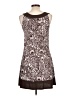 Wrapper Graphic Brown Casual Dress Size L - photo 2